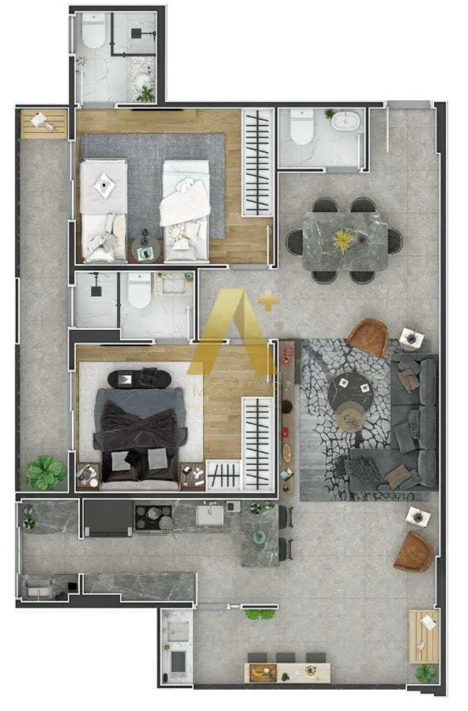 Apartamento, 2 quartos, 87 m² - Foto 5