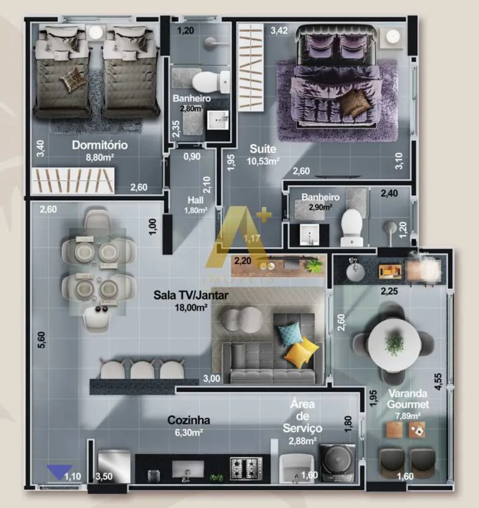 Apartamento, 3 quartos, 119 m² - Foto 6