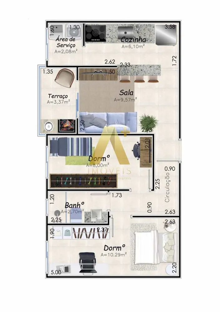 Apartamento, 2 quartos, 52 m² - Foto 11