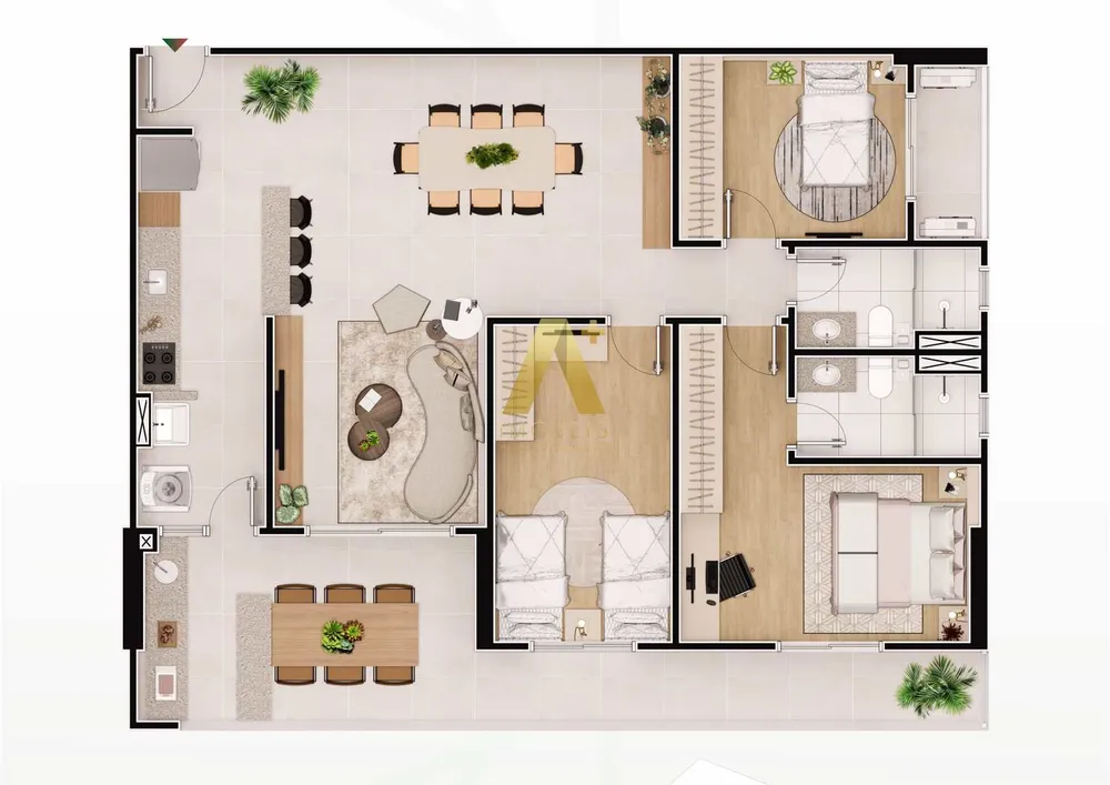 Apartamento, 3 quartos, 119 m² - Foto 4