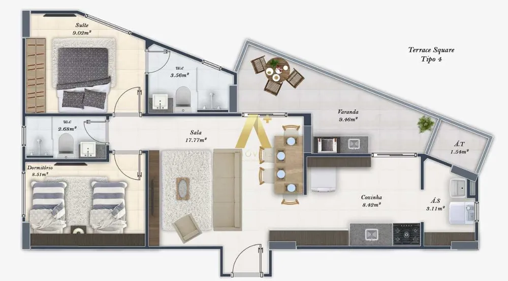 Apartamento, 2 quartos, 73 m² - Foto 6