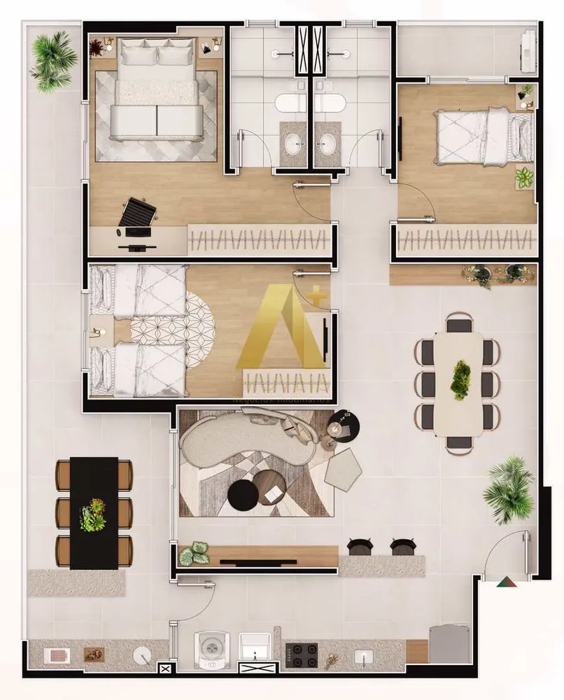 Apartamento, 3 quartos, 116 m² - Foto 4