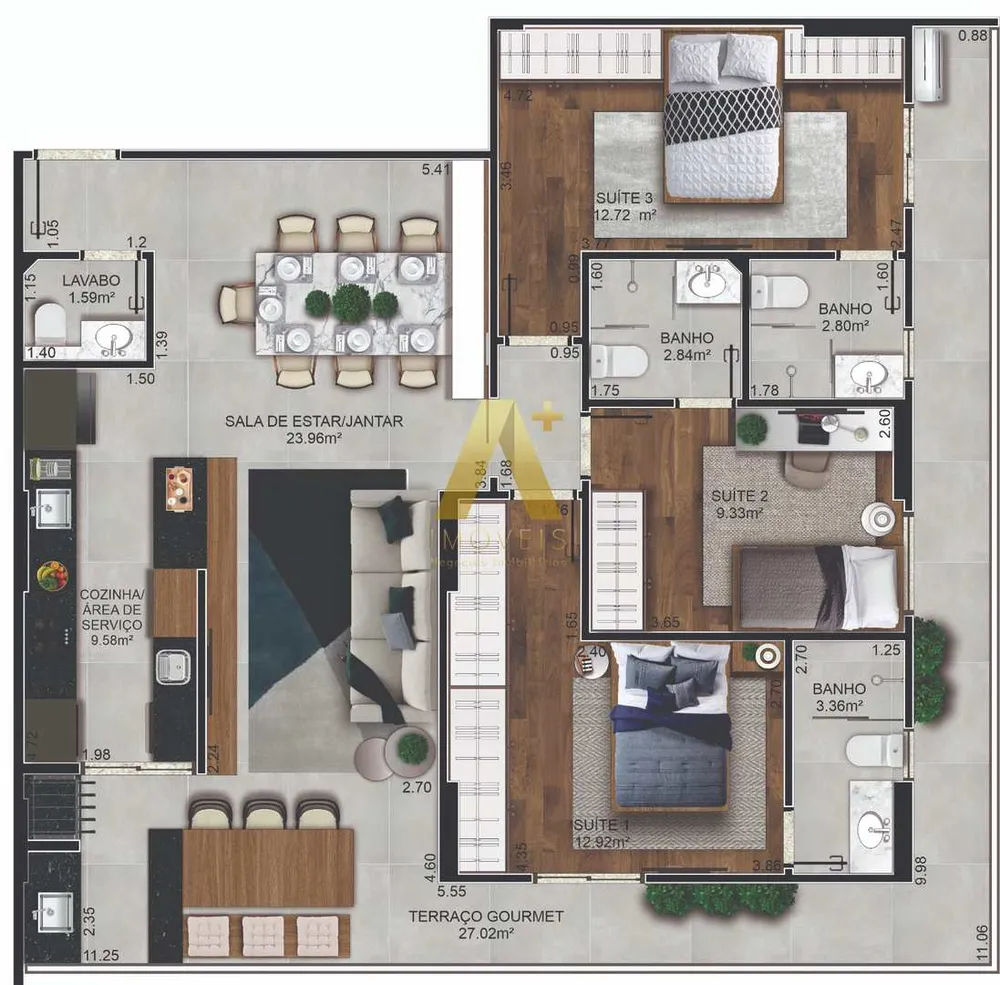 Apartamento, 3 quartos, 120 m² - Foto 5