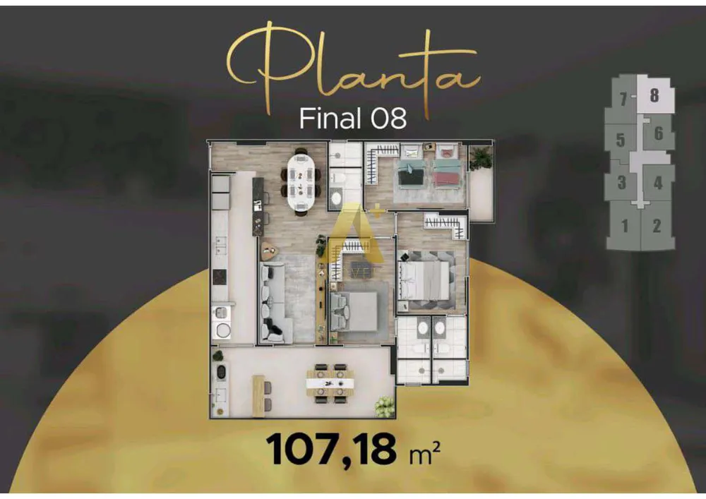 Apartamento, 3 quartos, 107 m² - Foto 8