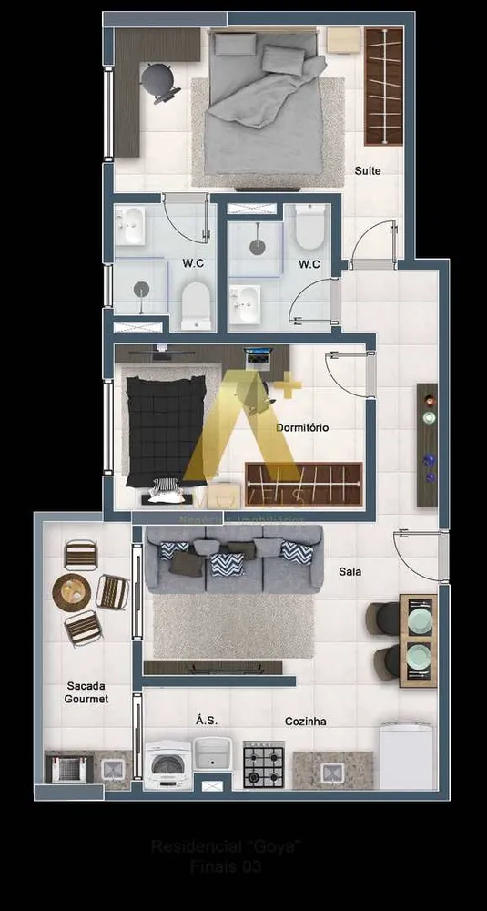 Apartamento, 2 quartos, 57 m² - Foto 5