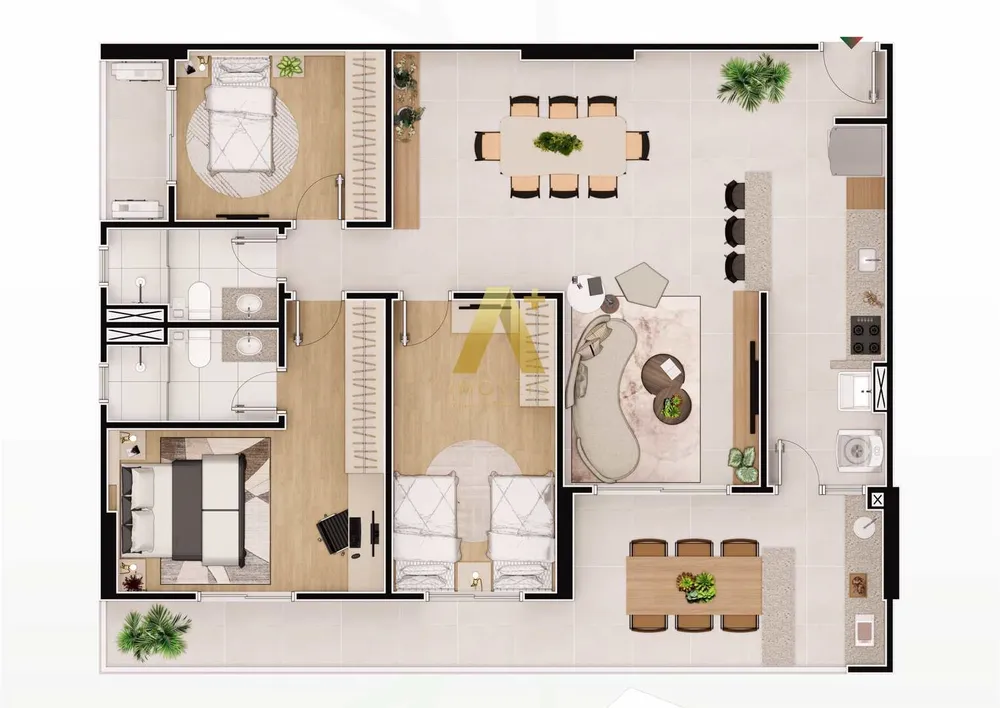 Apartamento, 3 quartos, 118 m² - Foto 4