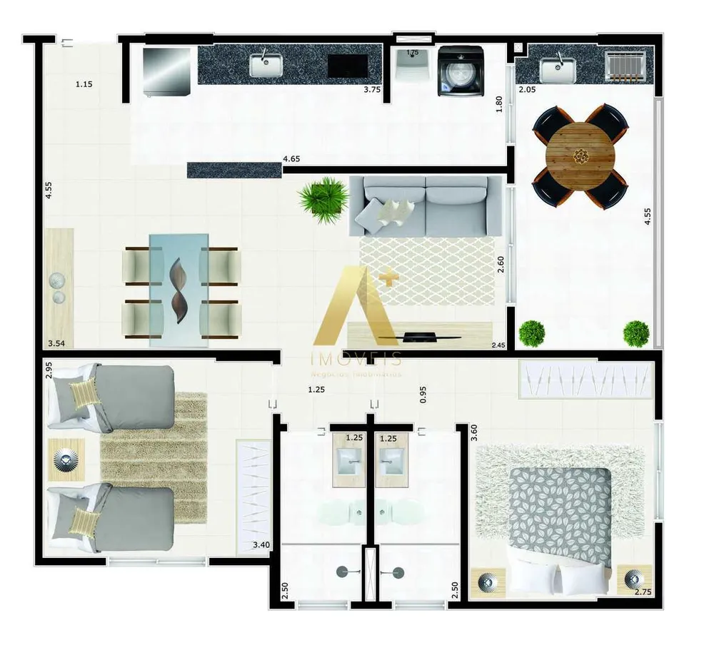 Apartamento, 2 quartos, 77 m² - Foto 5