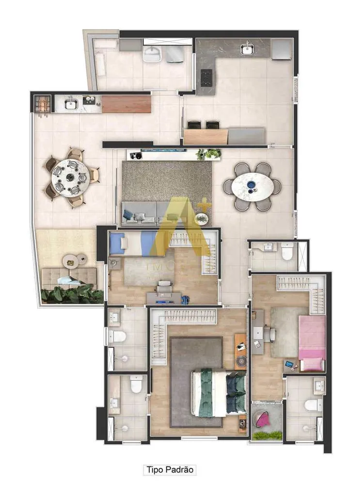 Apartamento, 3 quartos, 136 m² - Foto 8