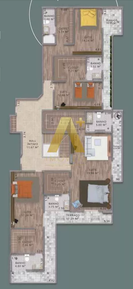 Cobertura à venda com 4 quartos, 422m² - Foto 26