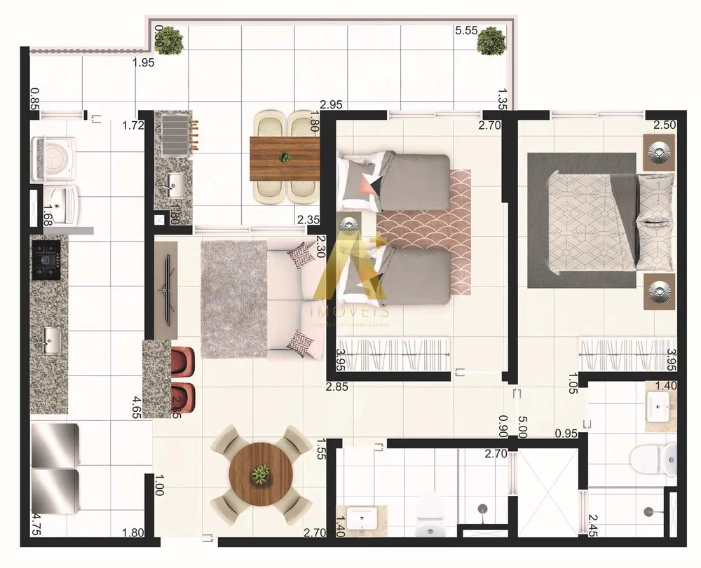 Apartamento, 2 quartos, 79 m² - Foto 5
