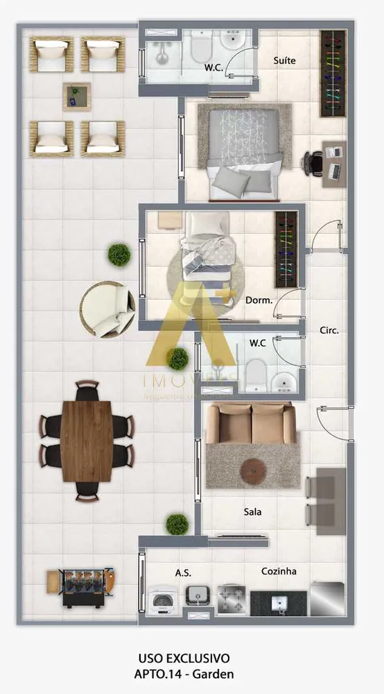 Apartamento, 2 quartos, 90 m² - Foto 8