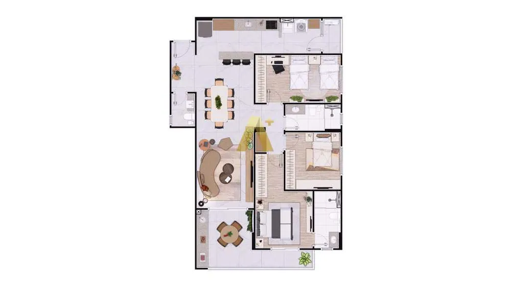 Apartamento, 3 quartos, 111 m² - Foto 7