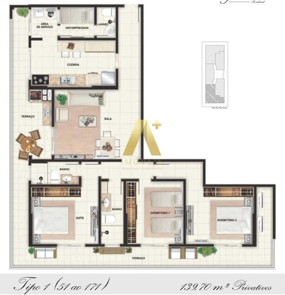 Apartamento, 3 quartos, 139 m² - Foto 5