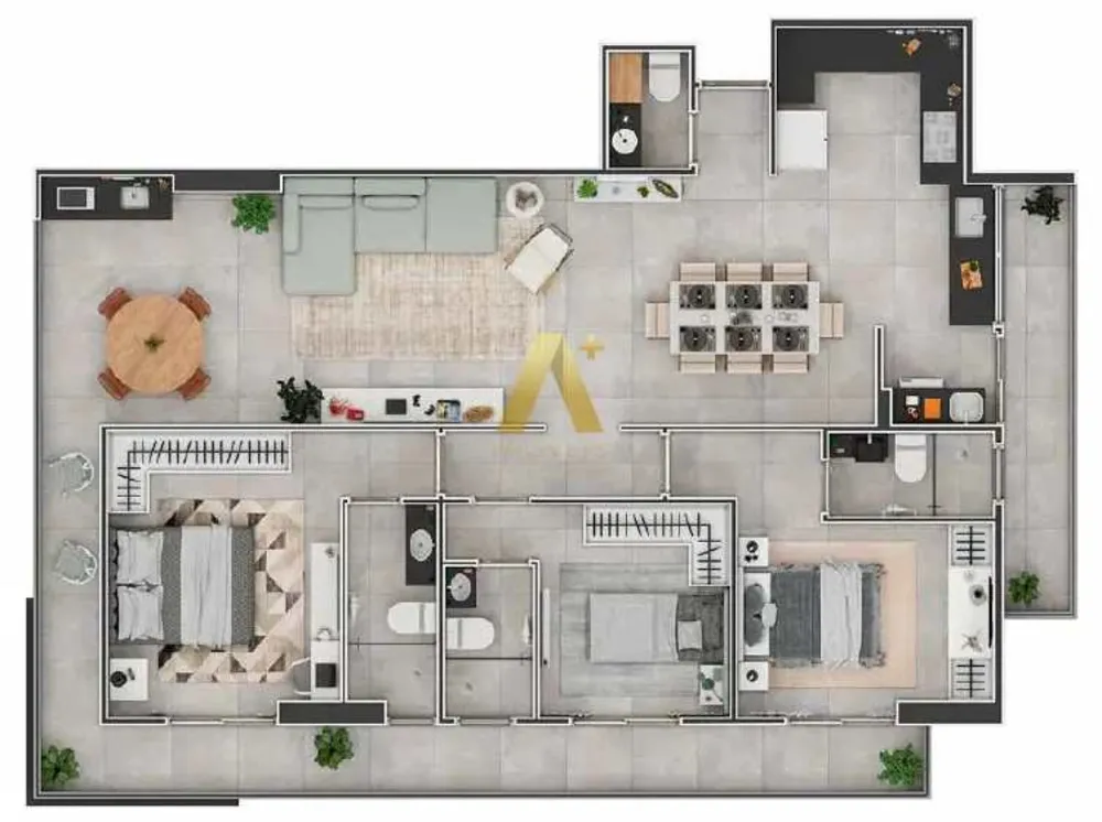 Apartamento, 3 quartos, 129 m² - Foto 7