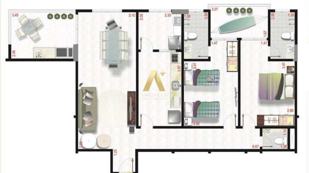 Apartamento, 2 quartos, 100 m² - Foto 4