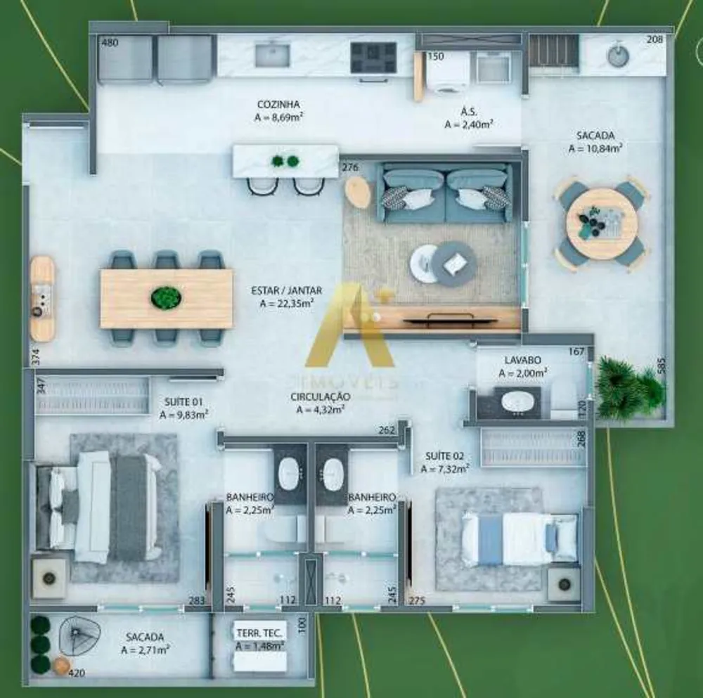 Apartamento, 2 quartos, 86 m² - Foto 7
