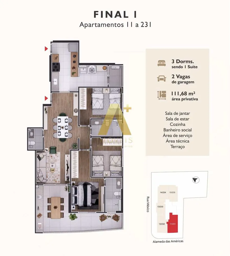 Apartamento, 3 quartos, 111 m² - Foto 5