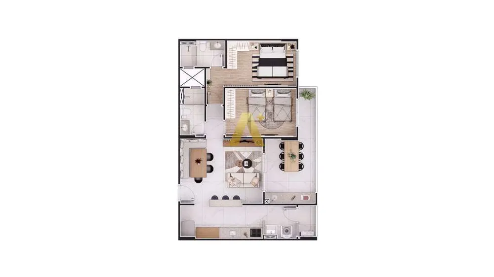 Apartamento, 2 quartos, 83 m² - Foto 7