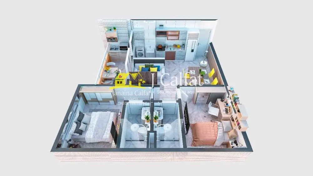 Apartamento, 2 quartos, 57 m² - Foto 4