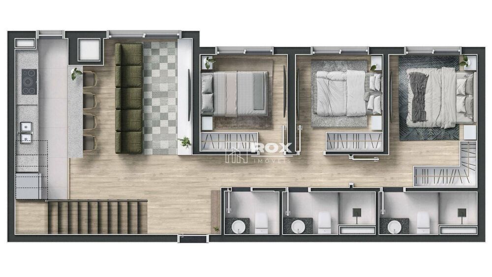 Apartamento, 3 quartos, 105 m² - Foto 3