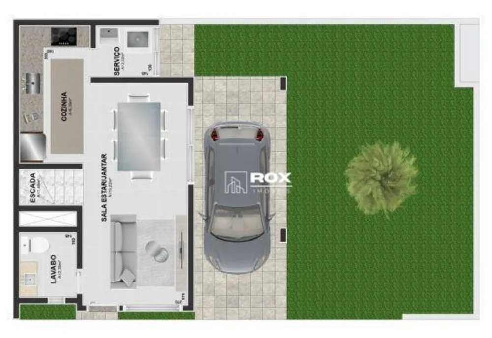 Sobrado, 3 quartos, 124 m² - Foto 3