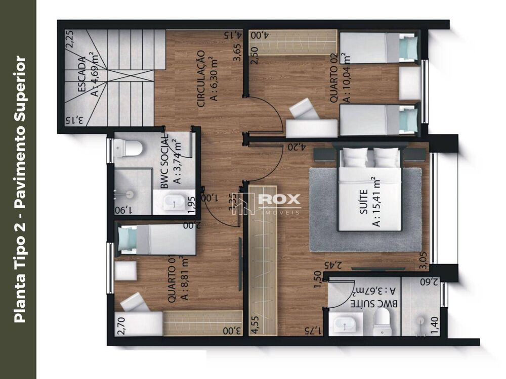 Sobrado, 3 quartos, 133 m² - Foto 8