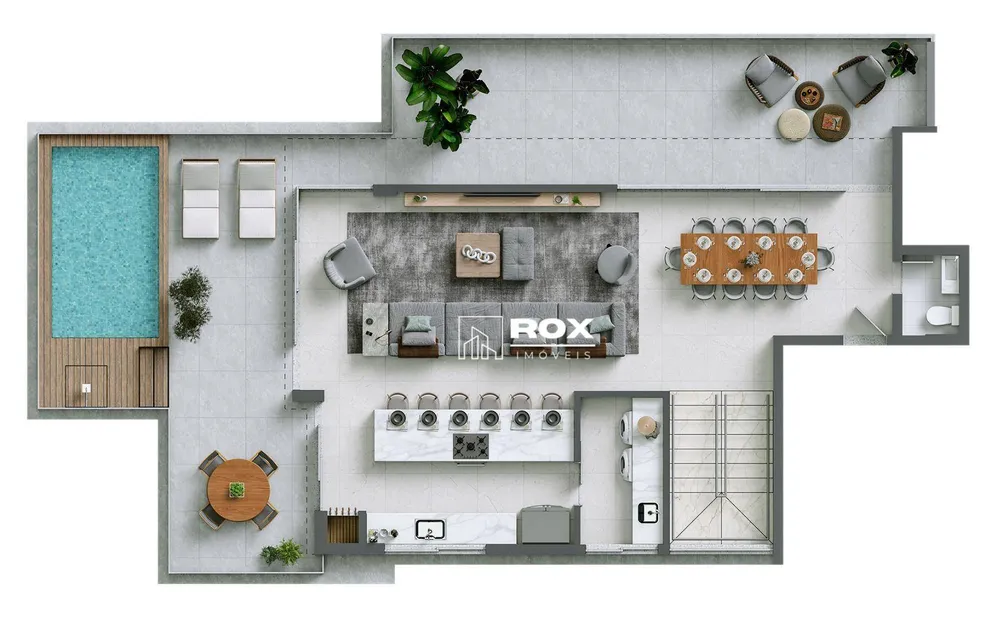 Cobertura, 3 quartos, 225 m² - Foto 1