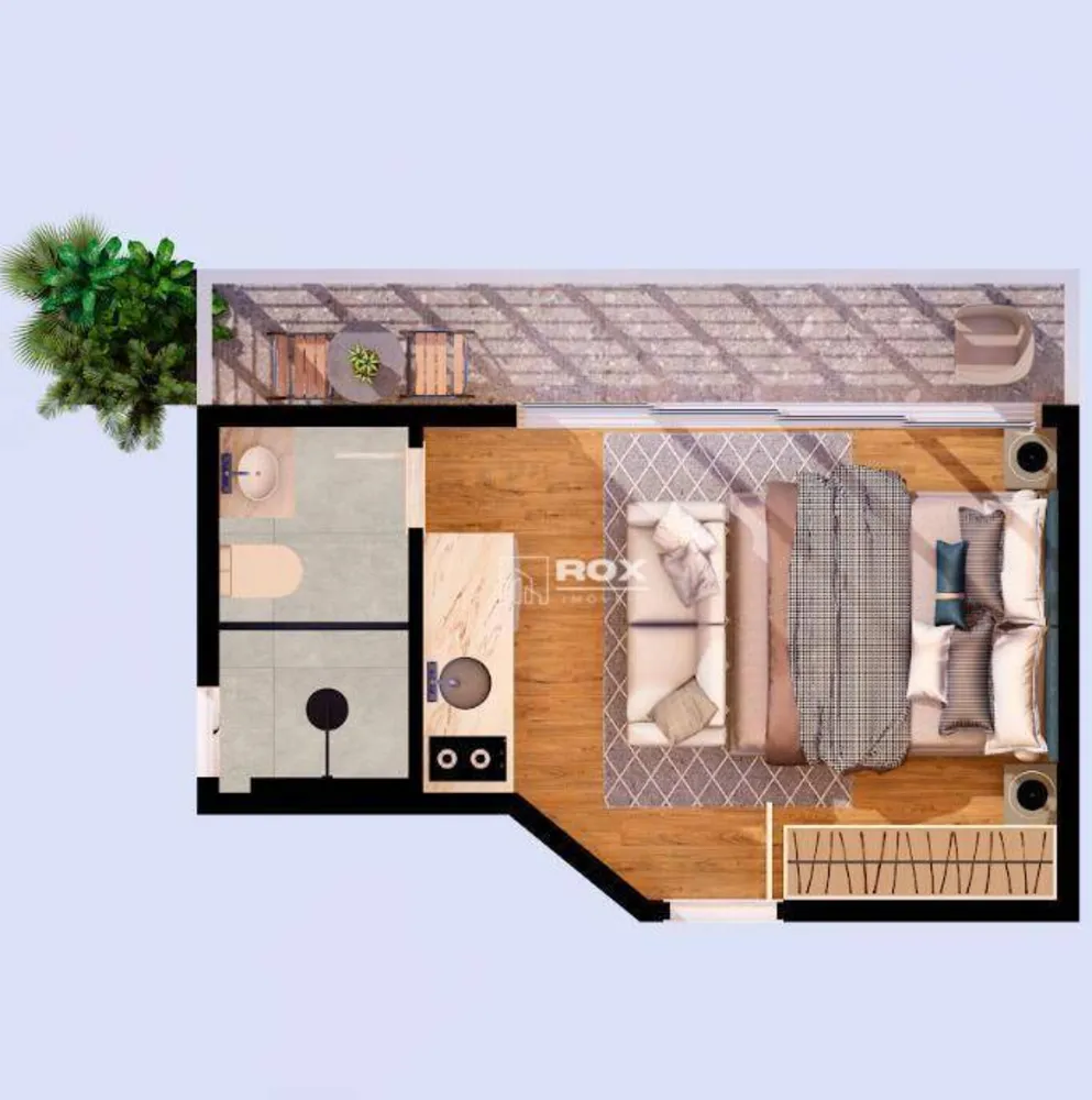 Apartamento, 1 quarto, 17 m² - Foto 8
