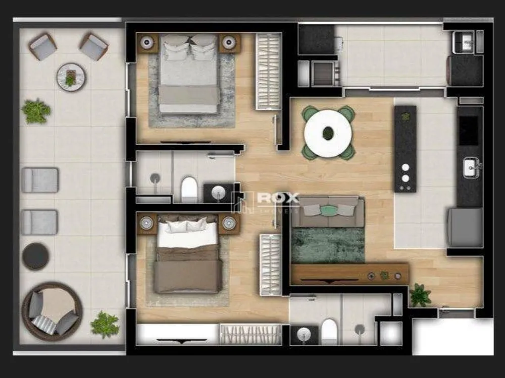 Apartamento, 2 quartos, 81 m² - Foto 2