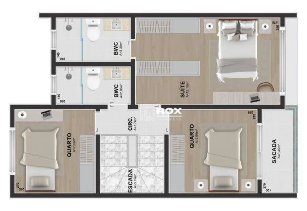Sobrado, 3 quartos, 114 m² - Foto 8