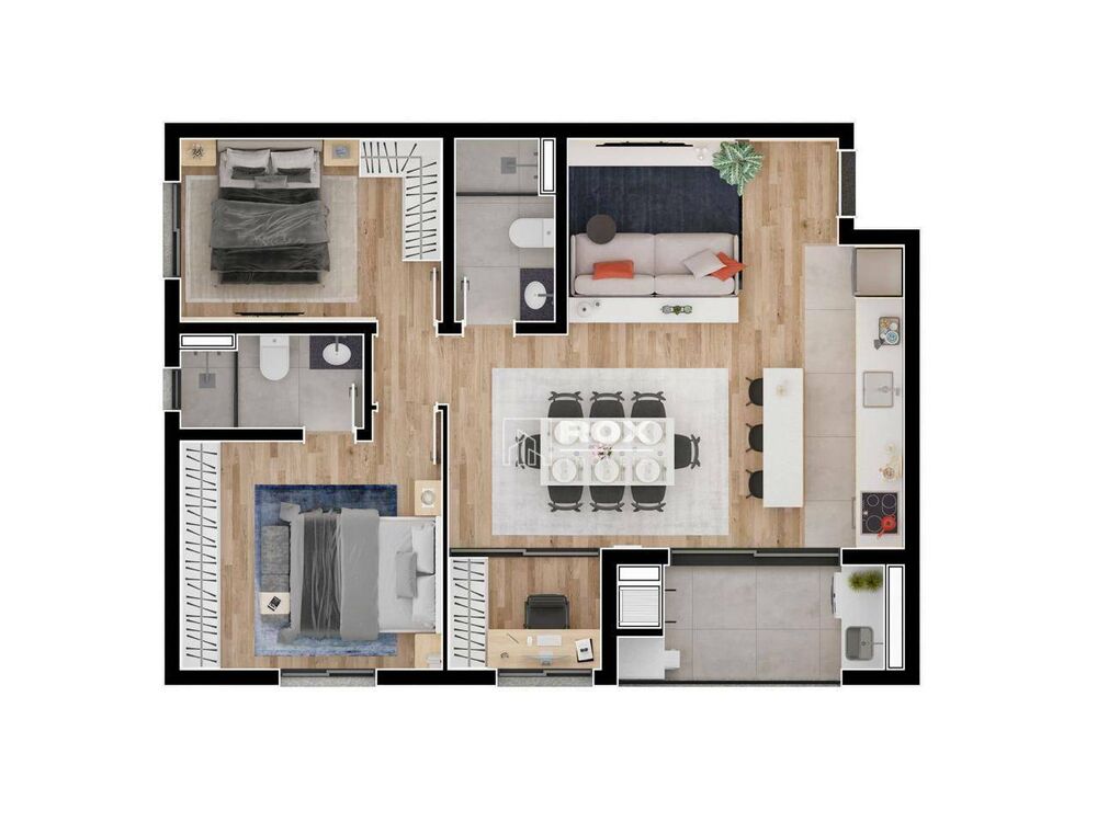 Apartamento, 3 quartos, 71 m² - Foto 8