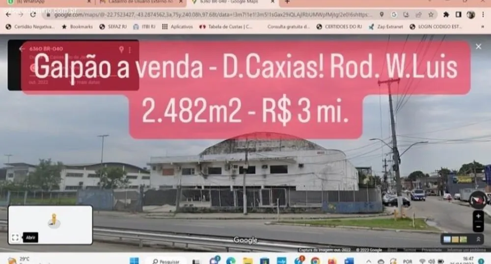 Depósito-Galpão, 2482 m² - Foto 1