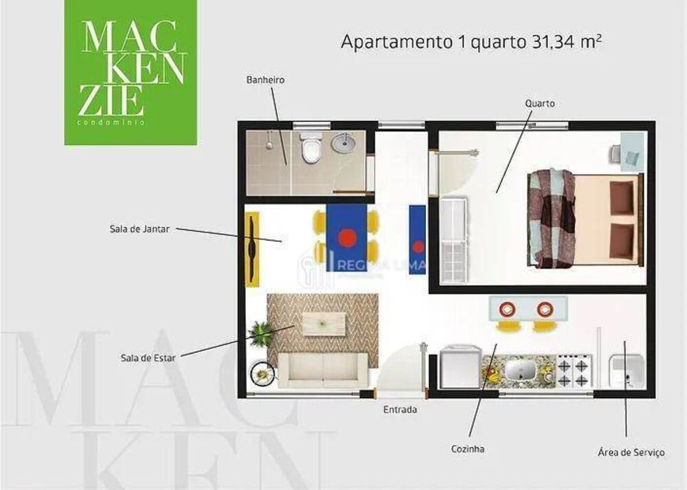Apartamento, 1 quarto, 31 m² - Foto 11