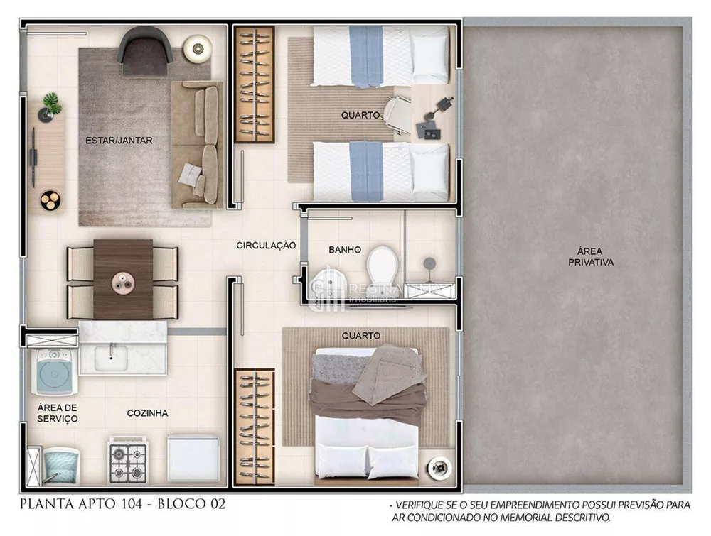 Apartamento, 2 quartos - Foto 8