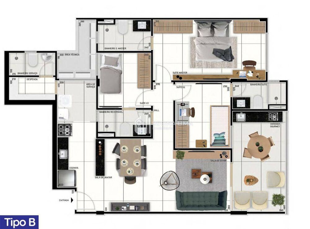 Apartamento à venda com 3 quartos, 92m² - Foto 8