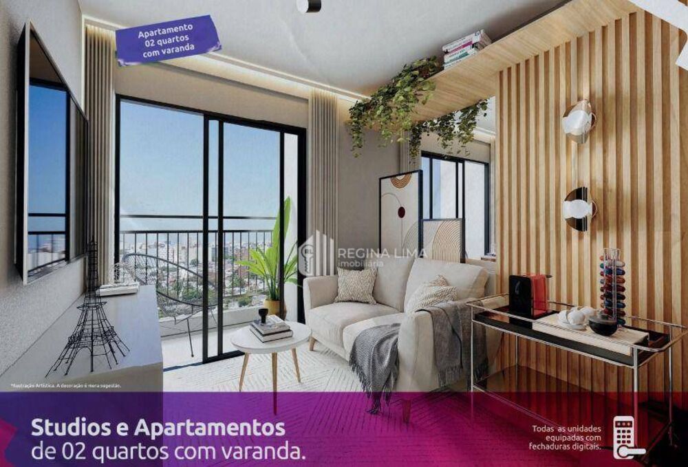 Apartamento à venda com 2 quartos, 40m² - Foto 3