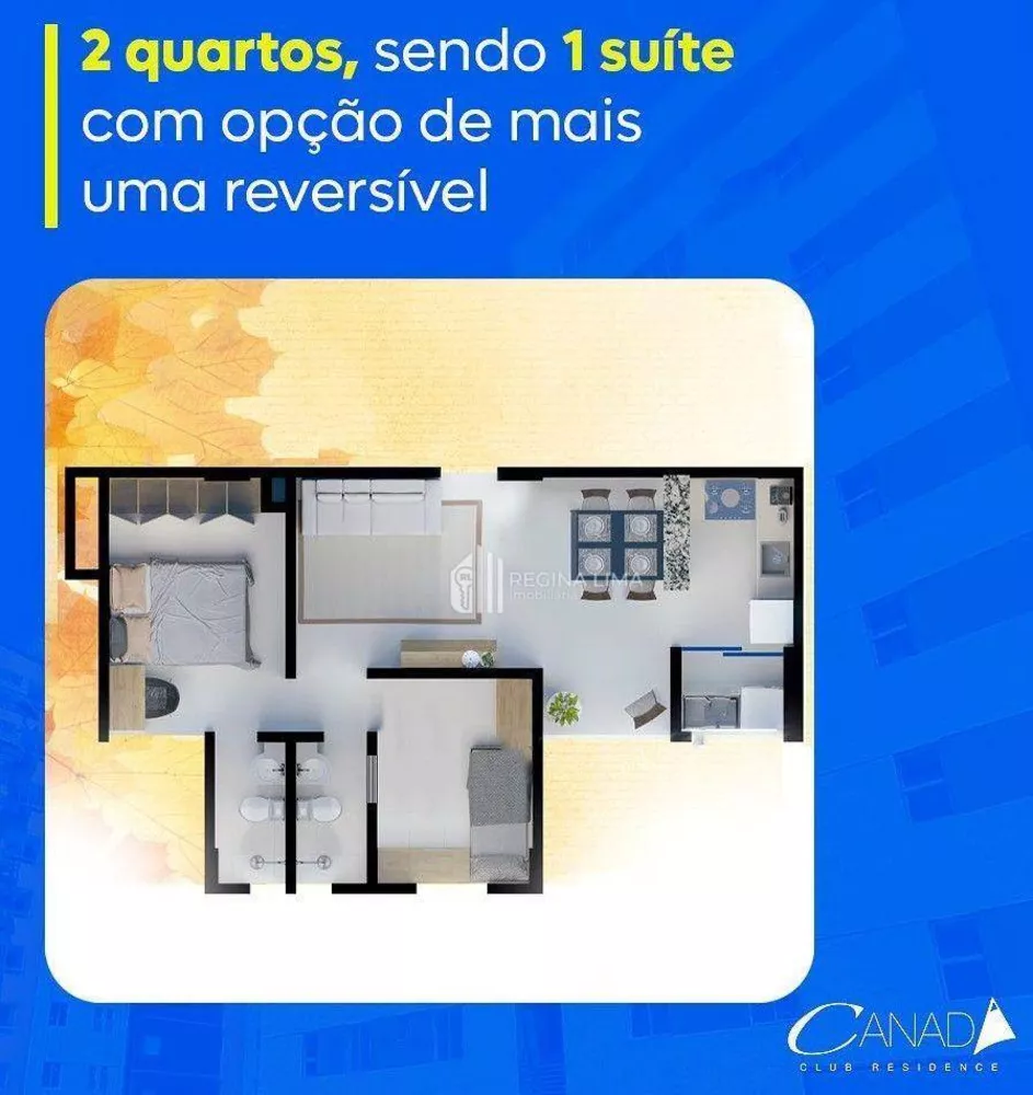 Apartamento, 2 quartos, 48 m² - Foto 3