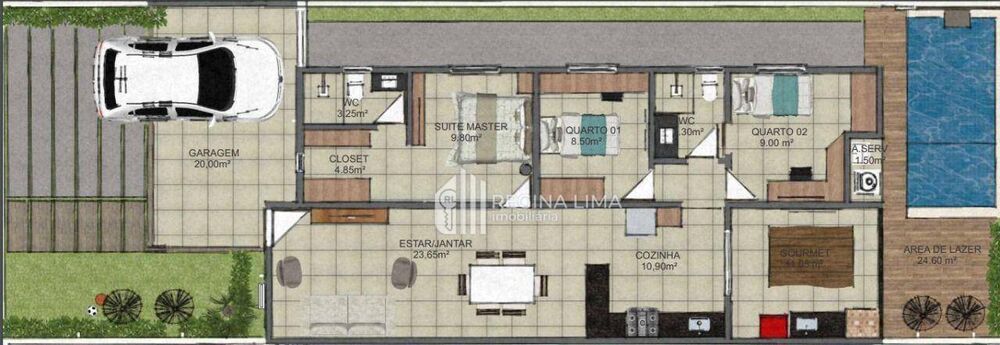 Casa à venda com 3 quartos, 115m² - Foto 4
