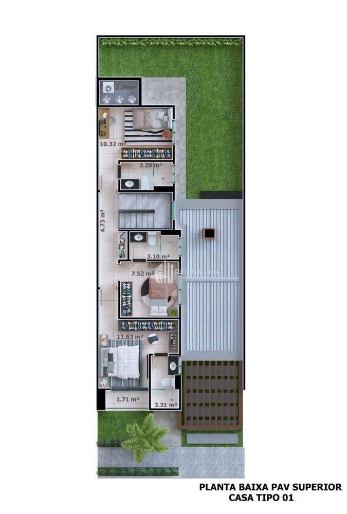 Casa de Condomínio à venda com 4 quartos, 136m² - Foto 4