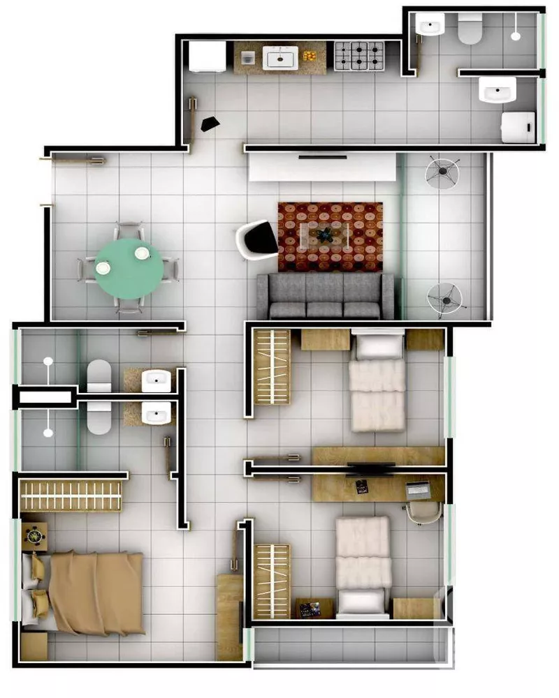 Apartamento, 3 quartos - Foto 8