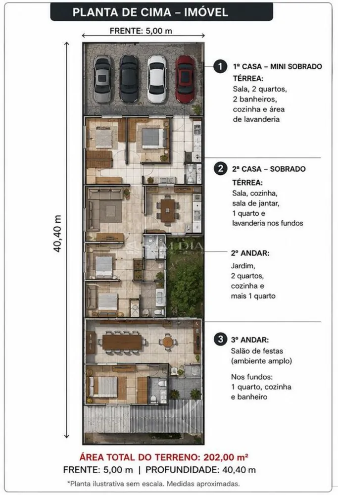Casa, 6 quartos, 177 m² - Foto 2