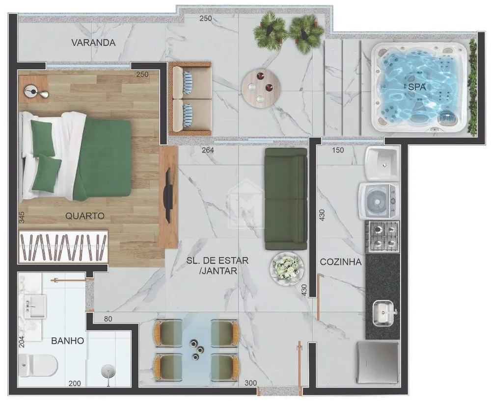 Apartamento, 2 quartos, 100 m² - Foto 6