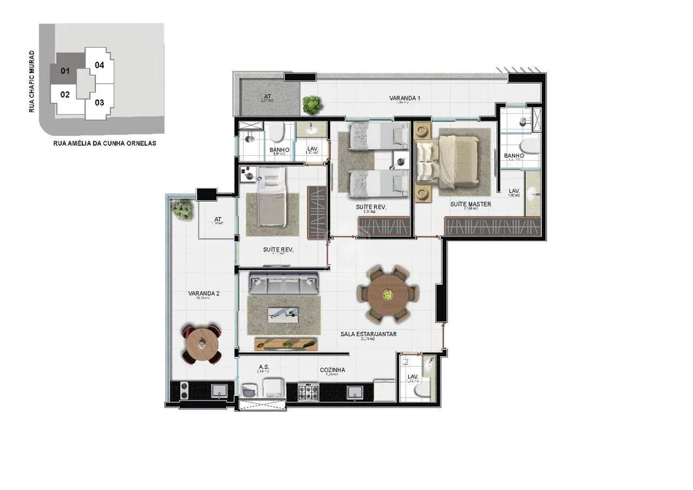 Apartamento, 3 quartos, 100 m² - Foto 13
