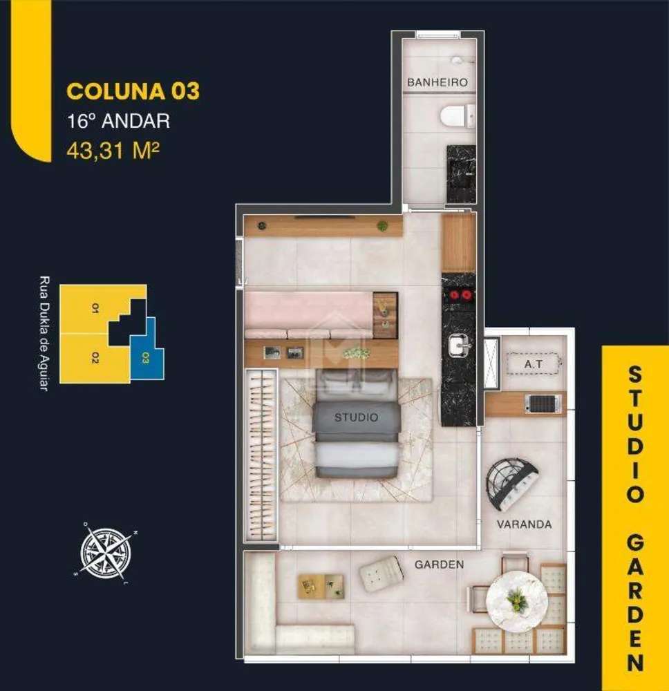 Apartamento, 1 quarto, 31 m² - Foto 9