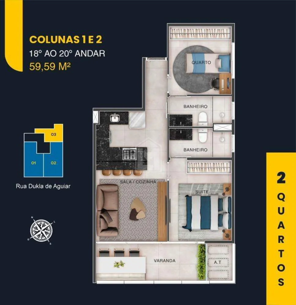 Apartamento, 1 quarto, 31 m² - Foto 10