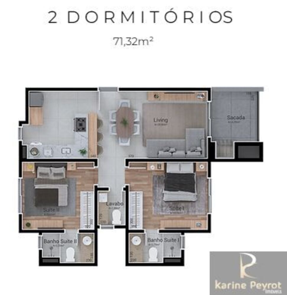 Apartamento, 2 quartos, 71 m² - Foto 6