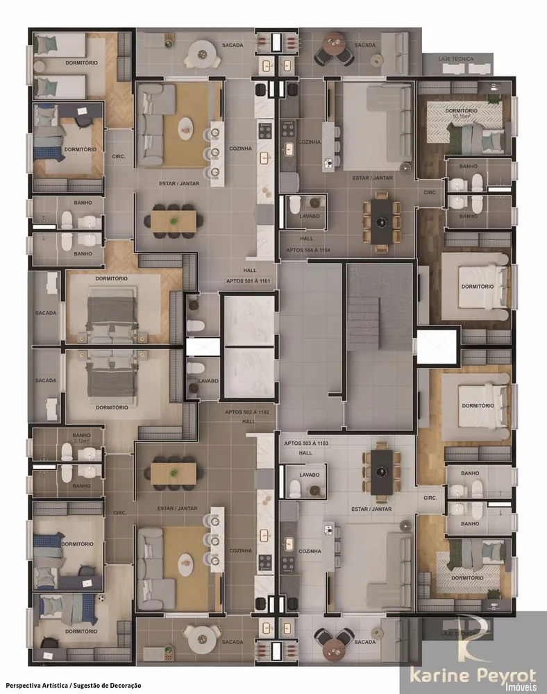 Apartamento, 3 quartos, 103 m² - Foto 10
