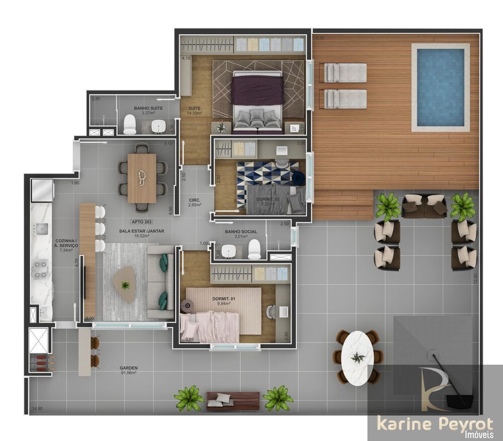 Apartamento, 3 quartos, 86 m² - Foto 31