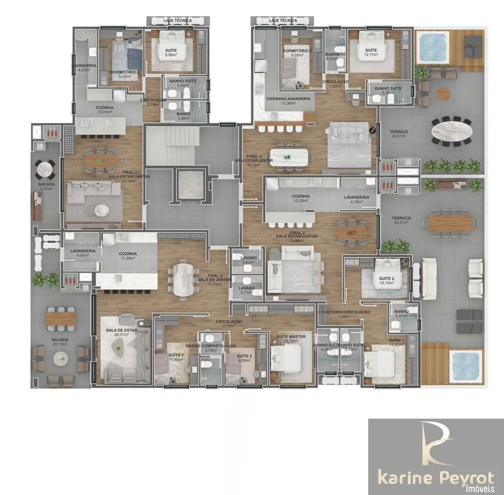 Apartamento, 3 quartos, 136 m² - Foto 4
