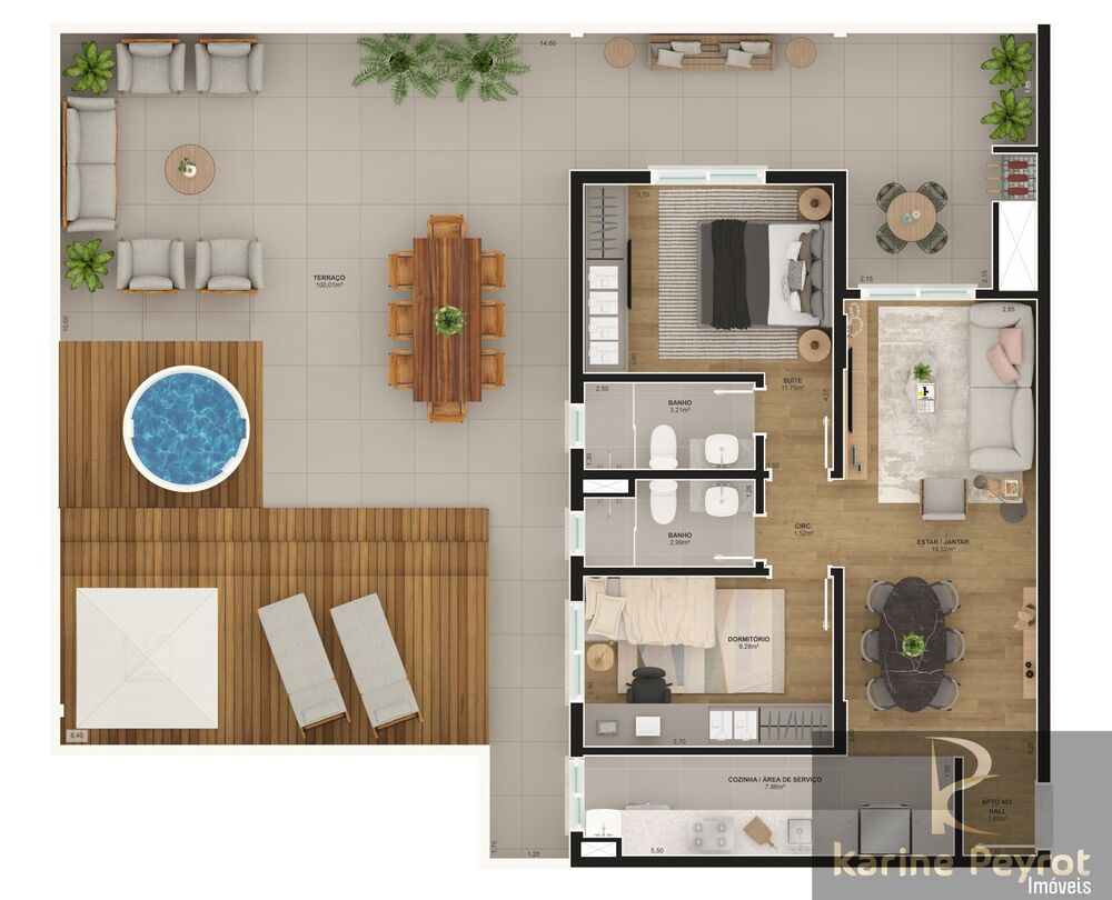 Apartamento, 2 quartos, 74 m² - Foto 7